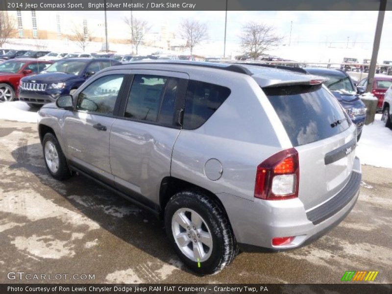 Bright Silver Metallic / Dark Slate Gray 2014 Jeep Compass Sport