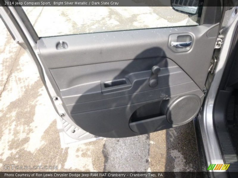 Bright Silver Metallic / Dark Slate Gray 2014 Jeep Compass Sport