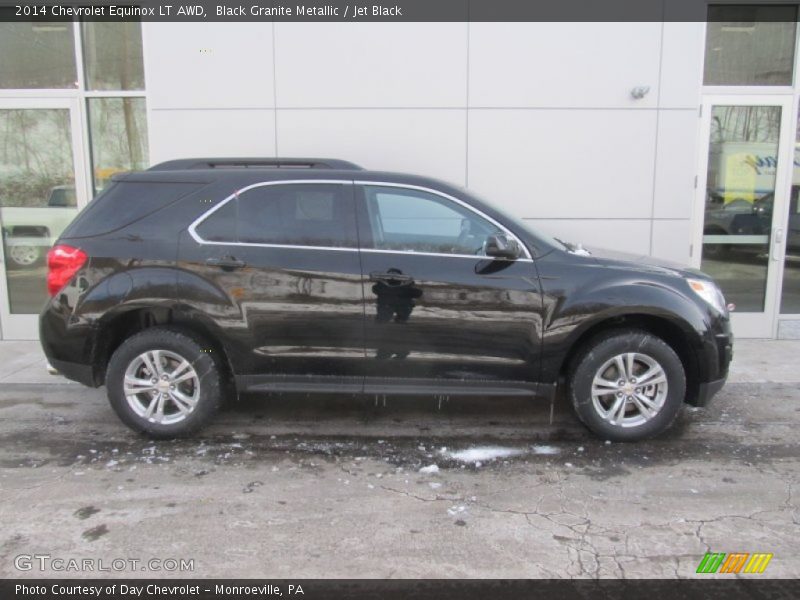 Black Granite Metallic / Jet Black 2014 Chevrolet Equinox LT AWD