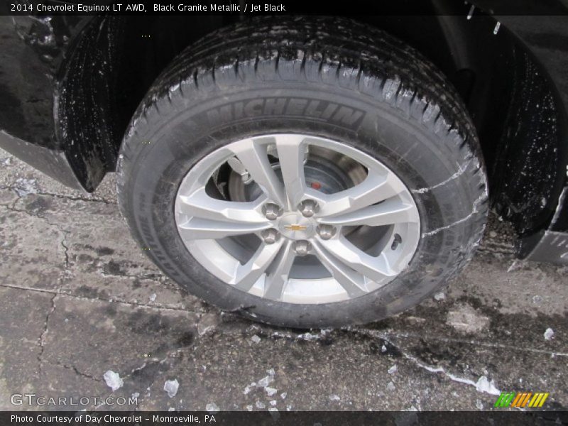 Black Granite Metallic / Jet Black 2014 Chevrolet Equinox LT AWD