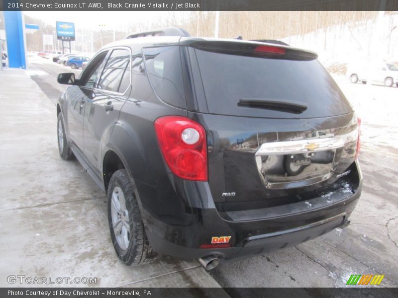 Black Granite Metallic / Jet Black 2014 Chevrolet Equinox LT AWD