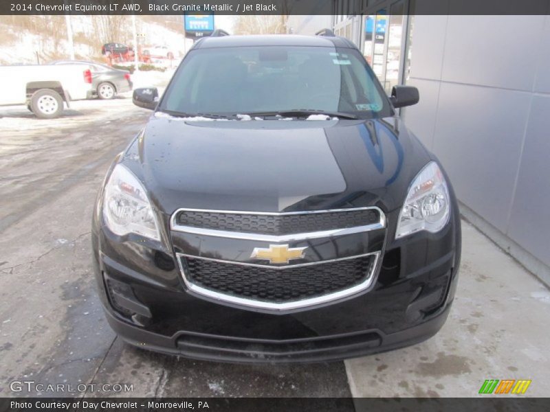 Black Granite Metallic / Jet Black 2014 Chevrolet Equinox LT AWD