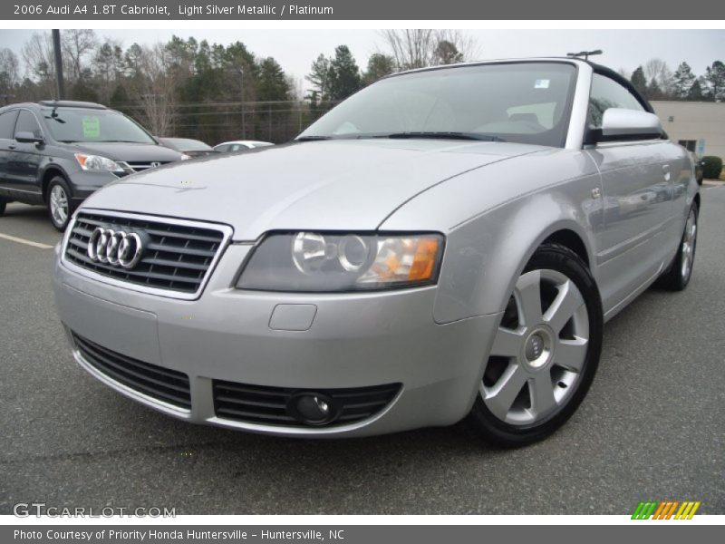 Light Silver Metallic / Platinum 2006 Audi A4 1.8T Cabriolet