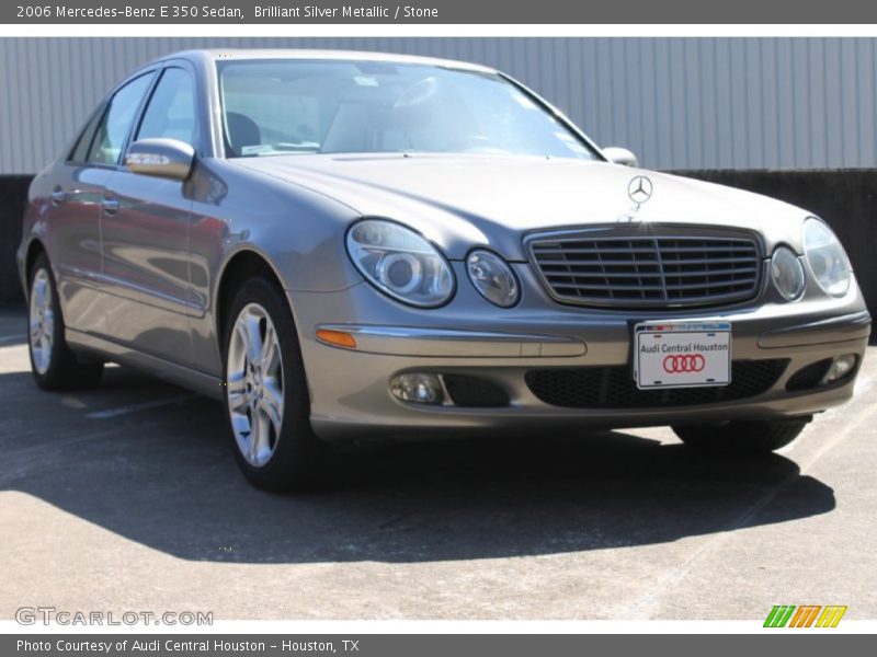 Brilliant Silver Metallic / Stone 2006 Mercedes-Benz E 350 Sedan