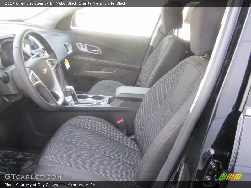 Black Granite Metallic / Jet Black 2014 Chevrolet Equinox LT AWD