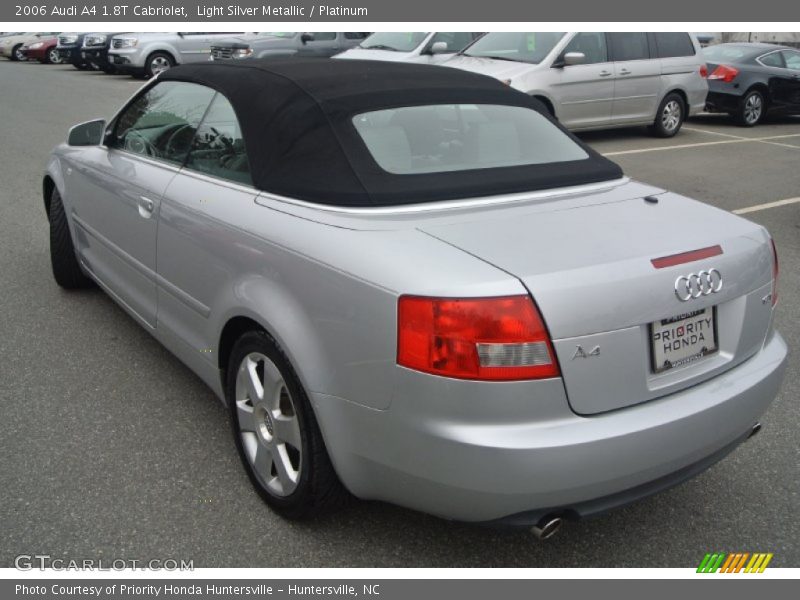 Light Silver Metallic / Platinum 2006 Audi A4 1.8T Cabriolet