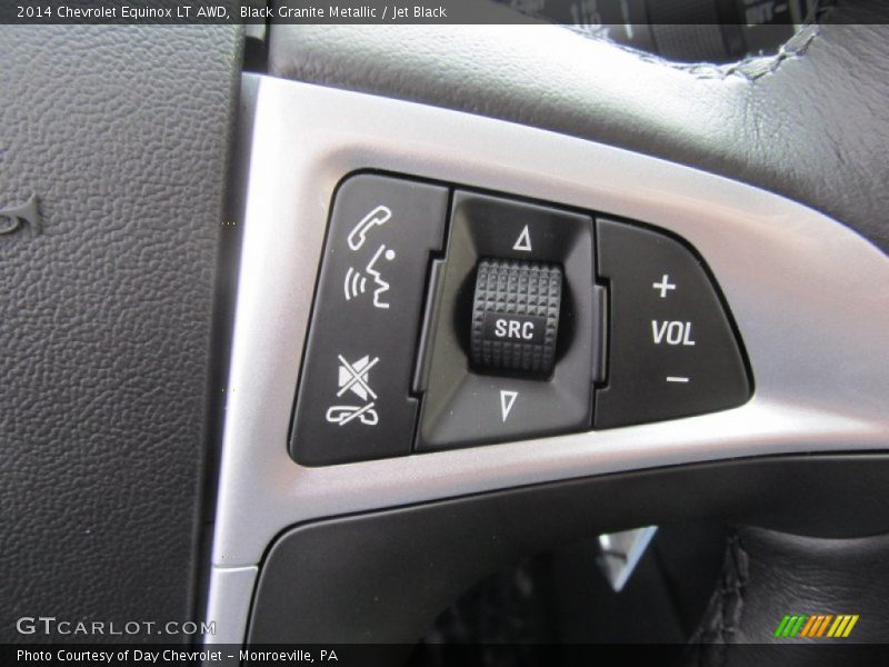 Black Granite Metallic / Jet Black 2014 Chevrolet Equinox LT AWD