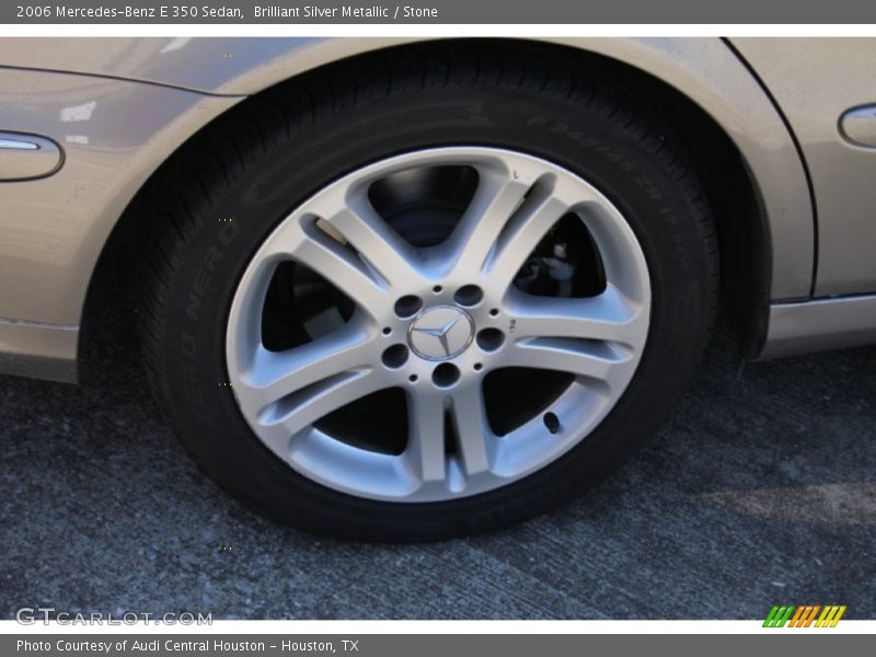 Brilliant Silver Metallic / Stone 2006 Mercedes-Benz E 350 Sedan