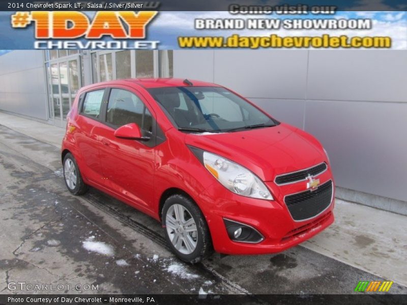 Salsa / Silver/Silver 2014 Chevrolet Spark LT
