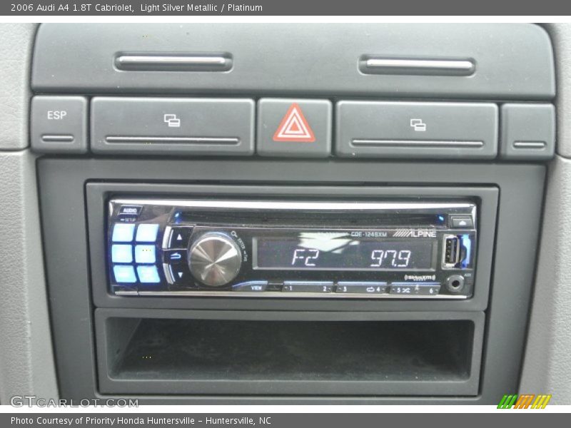 Light Silver Metallic / Platinum 2006 Audi A4 1.8T Cabriolet