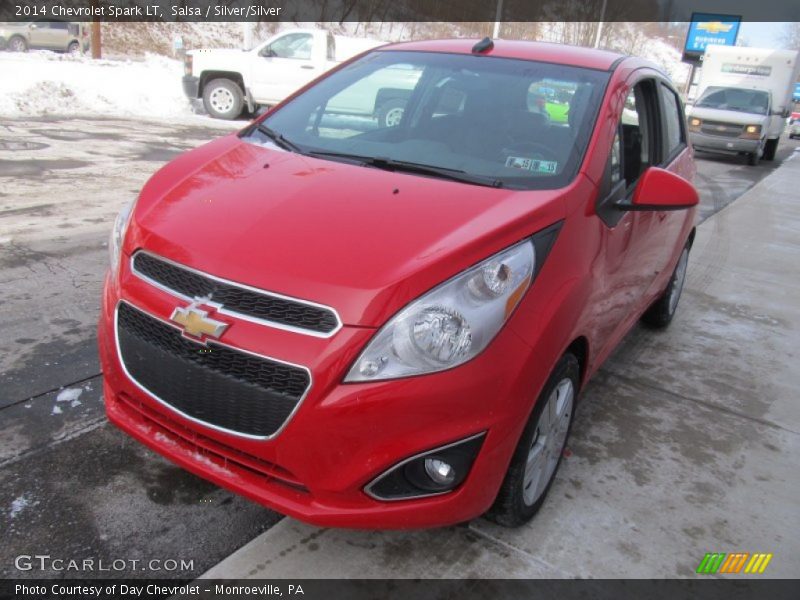 Salsa / Silver/Silver 2014 Chevrolet Spark LT
