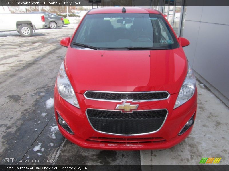 Salsa / Silver/Silver 2014 Chevrolet Spark LT