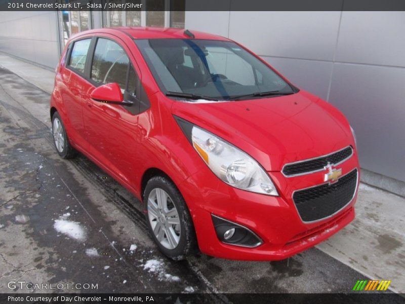 Salsa / Silver/Silver 2014 Chevrolet Spark LT