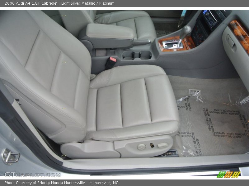Light Silver Metallic / Platinum 2006 Audi A4 1.8T Cabriolet