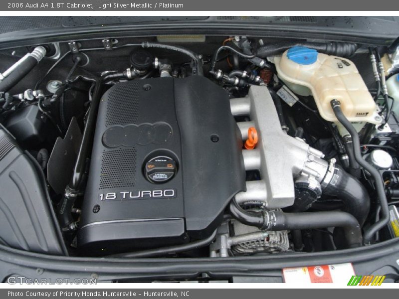 Light Silver Metallic / Platinum 2006 Audi A4 1.8T Cabriolet