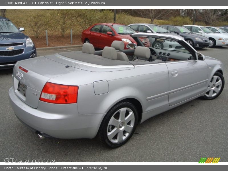 Light Silver Metallic / Platinum 2006 Audi A4 1.8T Cabriolet