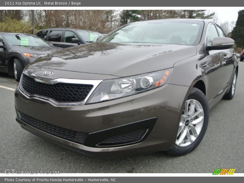 Metal Bronze / Beige 2011 Kia Optima LX