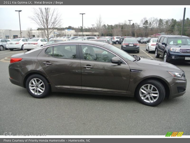 Metal Bronze / Beige 2011 Kia Optima LX