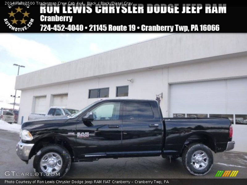 Black / Black/Diesel Gray 2014 Ram 2500 Tradesman Crew Cab 4x4