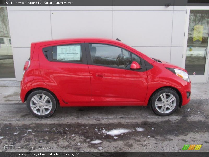 Salsa / Silver/Silver 2014 Chevrolet Spark LS
