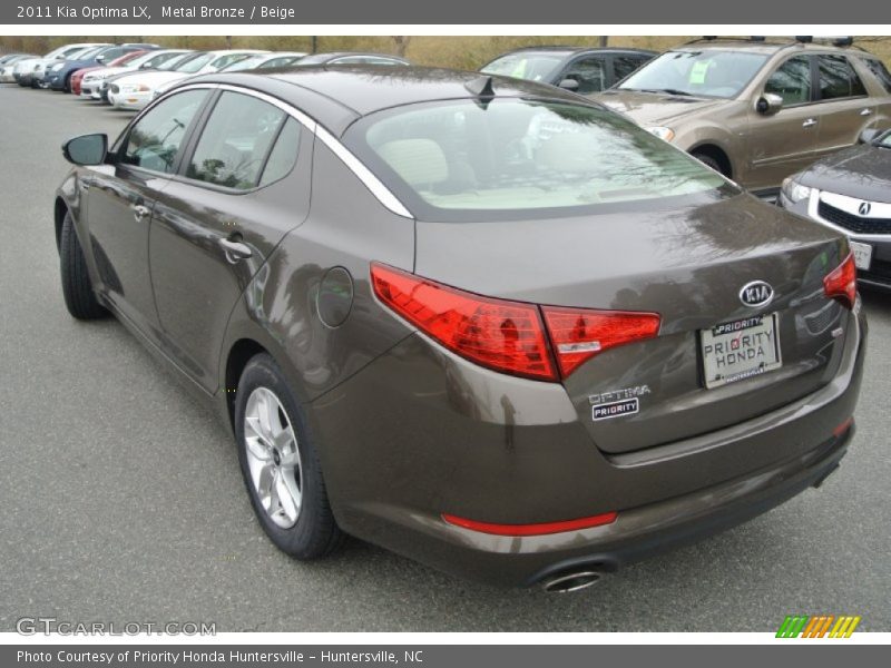Metal Bronze / Beige 2011 Kia Optima LX