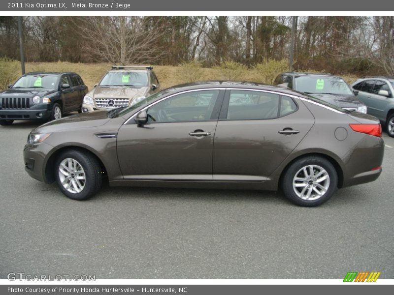 Metal Bronze / Beige 2011 Kia Optima LX