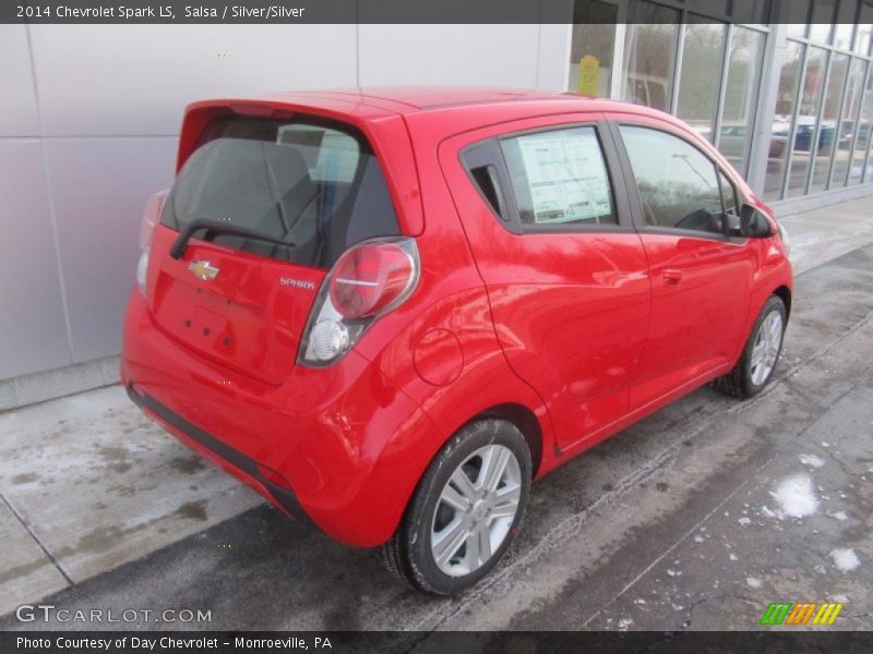 Salsa / Silver/Silver 2014 Chevrolet Spark LS