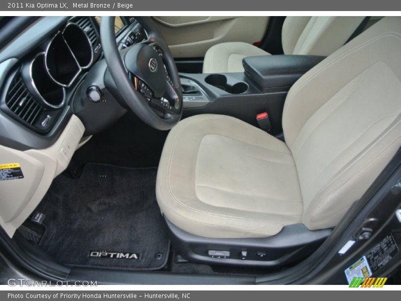 Metal Bronze / Beige 2011 Kia Optima LX