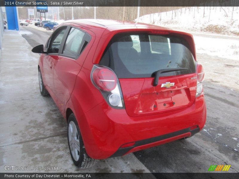 Salsa / Silver/Silver 2014 Chevrolet Spark LS