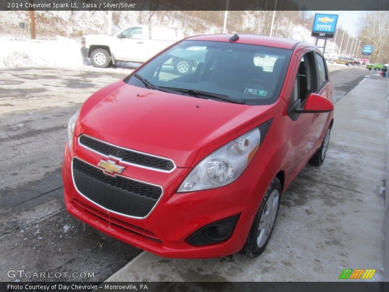 Salsa / Silver/Silver 2014 Chevrolet Spark LS
