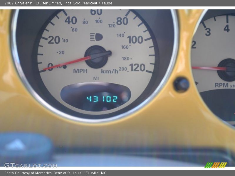 Inca Gold Pearlcoat / Taupe 2002 Chrysler PT Cruiser Limited