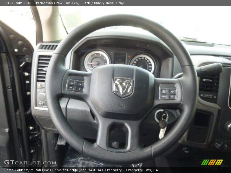 Black / Black/Diesel Gray 2014 Ram 2500 Tradesman Crew Cab 4x4