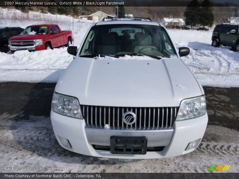 Oxford White / Black/Light Parchment 2007 Mercury Mariner Luxury