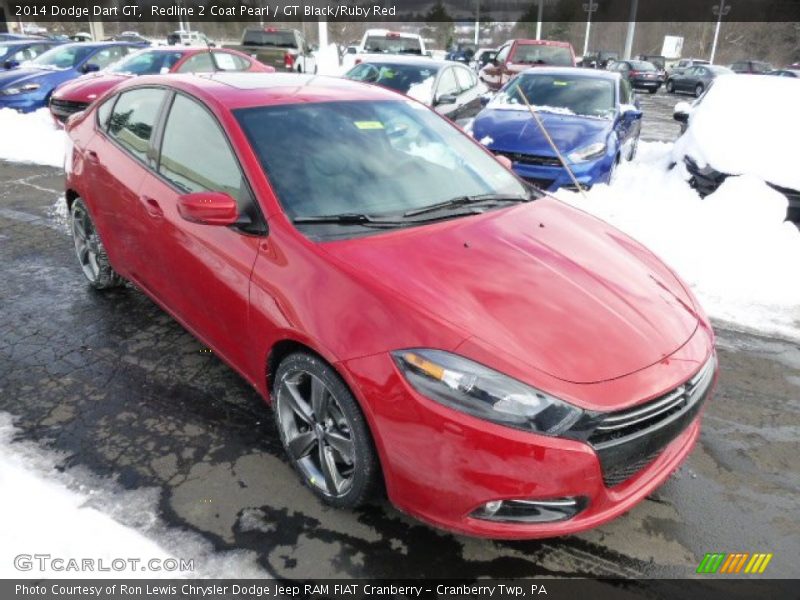 Redline 2 Coat Pearl / GT Black/Ruby Red 2014 Dodge Dart GT