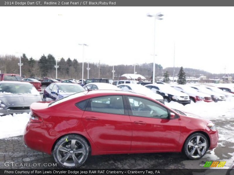 Redline 2 Coat Pearl / GT Black/Ruby Red 2014 Dodge Dart GT