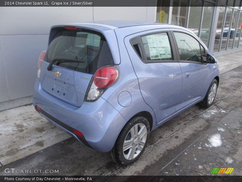 Grape Ice / Silver/Silver 2014 Chevrolet Spark LS