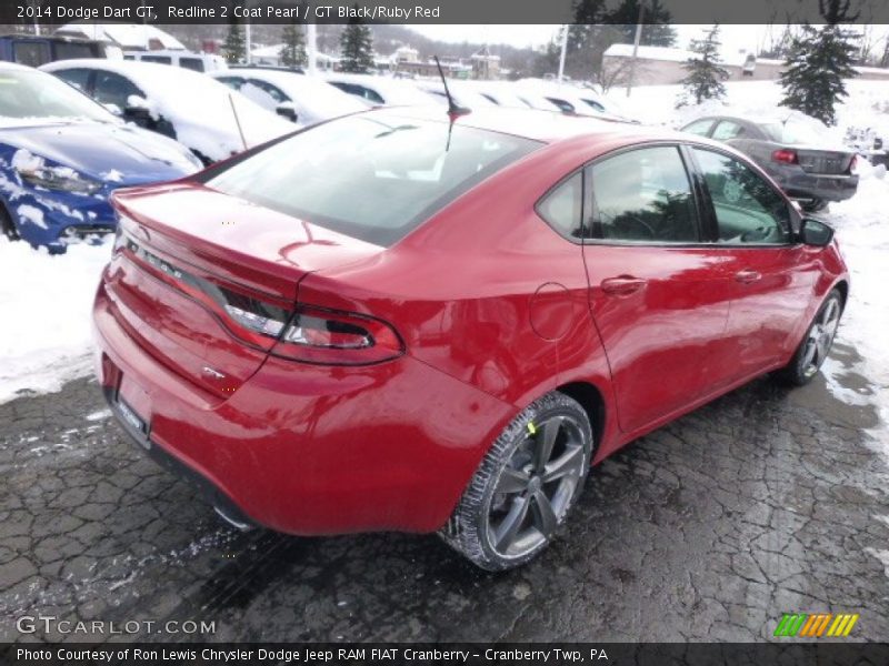Redline 2 Coat Pearl / GT Black/Ruby Red 2014 Dodge Dart GT