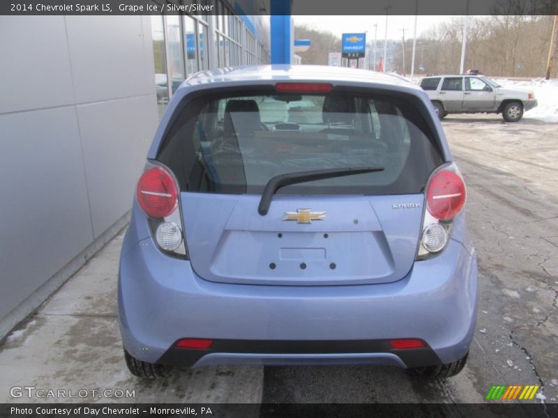 Grape Ice / Silver/Silver 2014 Chevrolet Spark LS