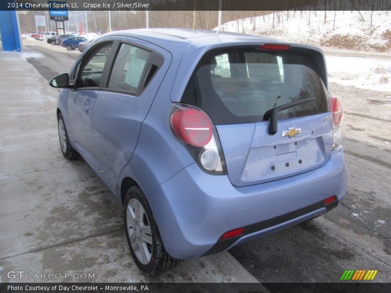 Grape Ice / Silver/Silver 2014 Chevrolet Spark LS