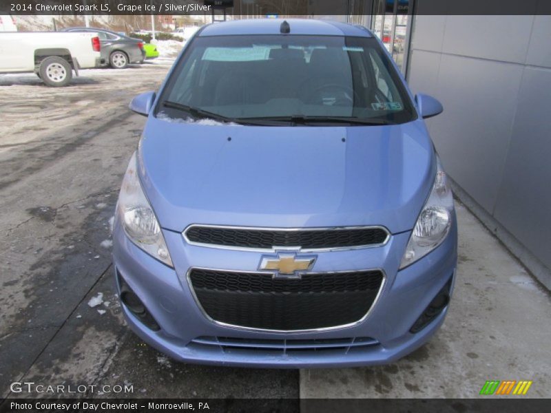 Grape Ice / Silver/Silver 2014 Chevrolet Spark LS