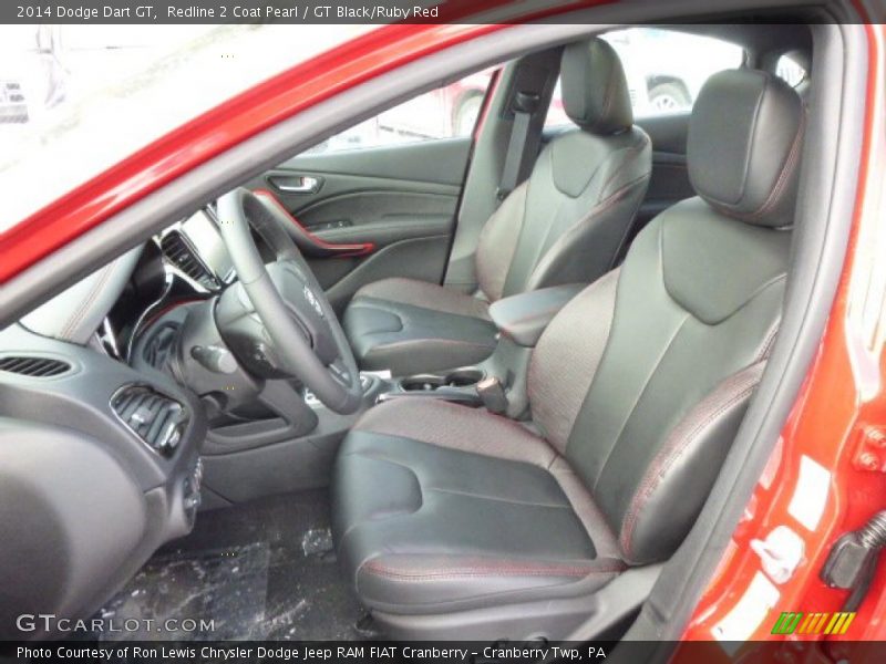 Front Seat of 2014 Dart GT