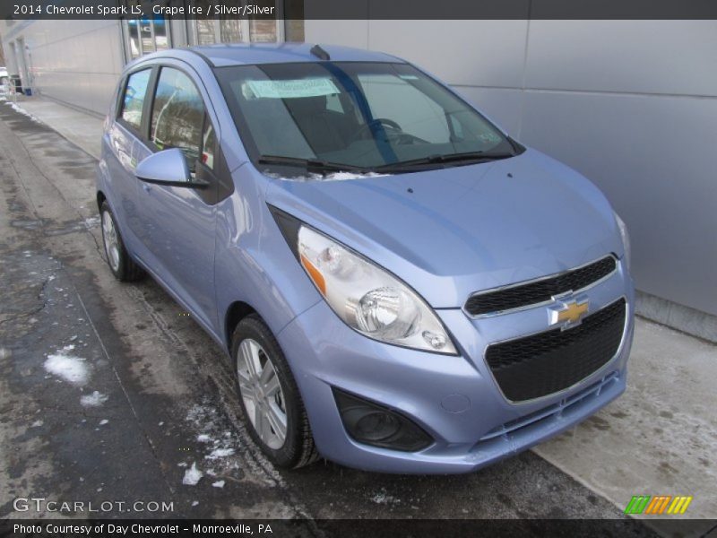 Grape Ice / Silver/Silver 2014 Chevrolet Spark LS
