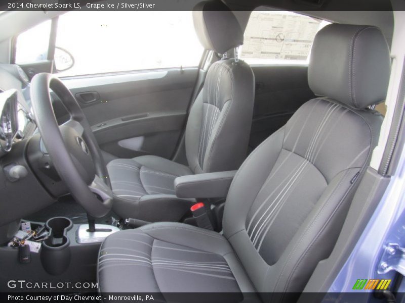 Grape Ice / Silver/Silver 2014 Chevrolet Spark LS