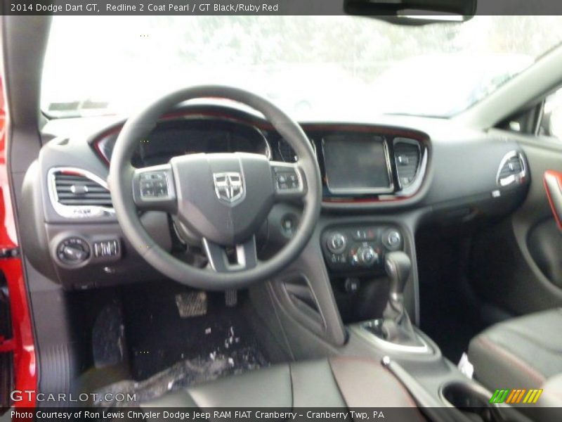 Redline 2 Coat Pearl / GT Black/Ruby Red 2014 Dodge Dart GT