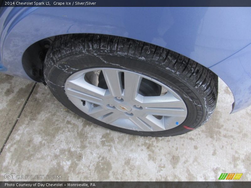 Grape Ice / Silver/Silver 2014 Chevrolet Spark LS