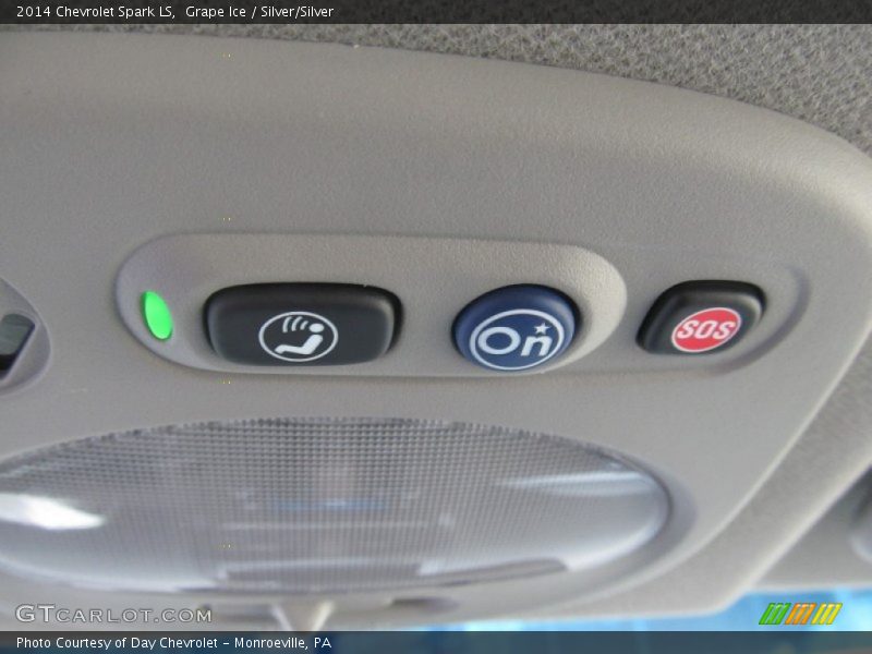 Grape Ice / Silver/Silver 2014 Chevrolet Spark LS