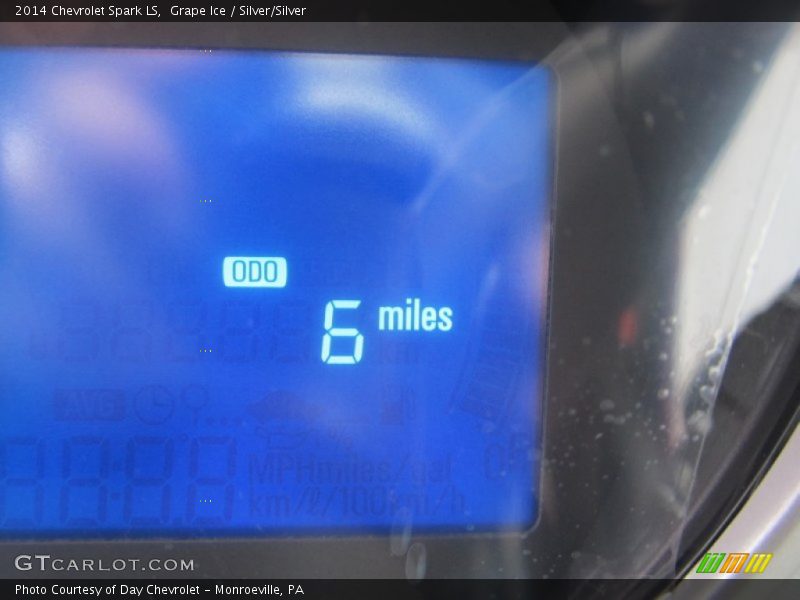 Grape Ice / Silver/Silver 2014 Chevrolet Spark LS