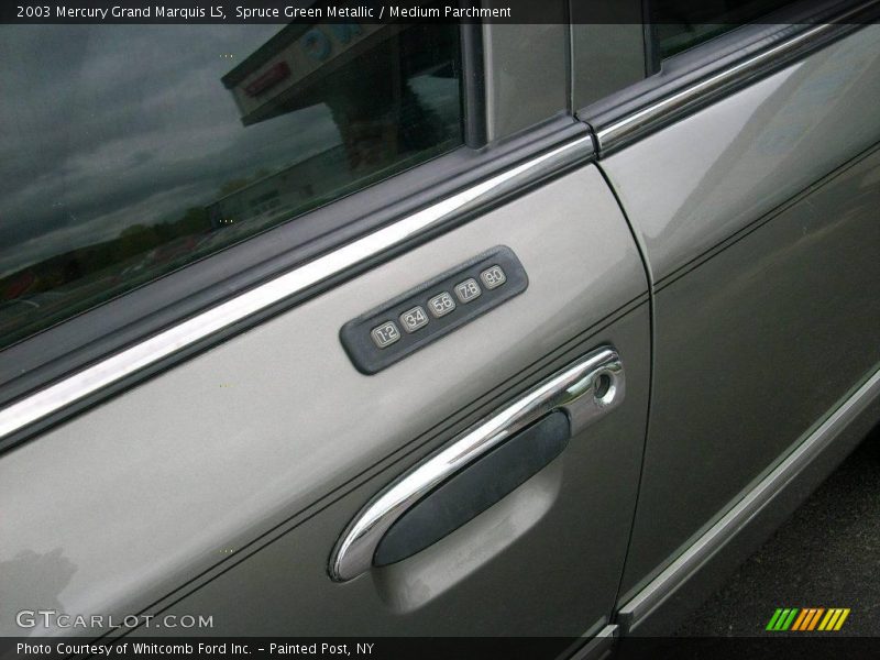 Spruce Green Metallic / Medium Parchment 2003 Mercury Grand Marquis LS