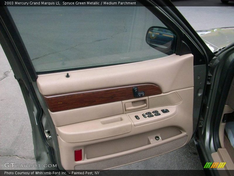 Spruce Green Metallic / Medium Parchment 2003 Mercury Grand Marquis LS
