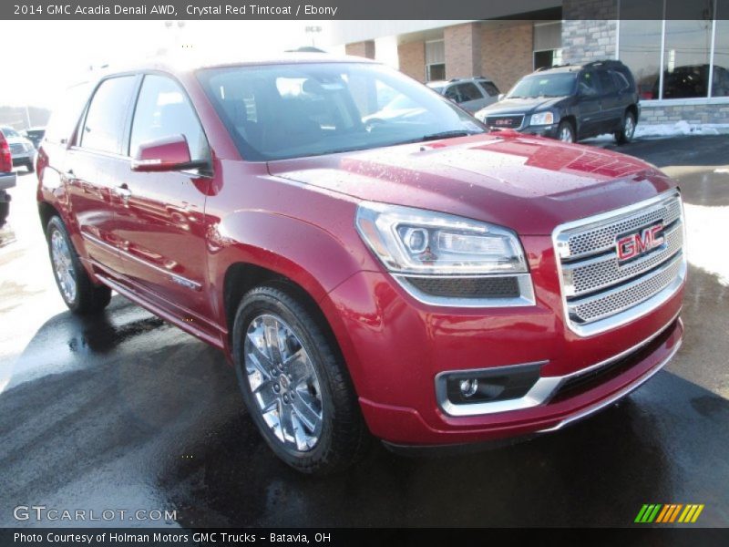 Crystal Red Tintcoat / Ebony 2014 GMC Acadia Denali AWD